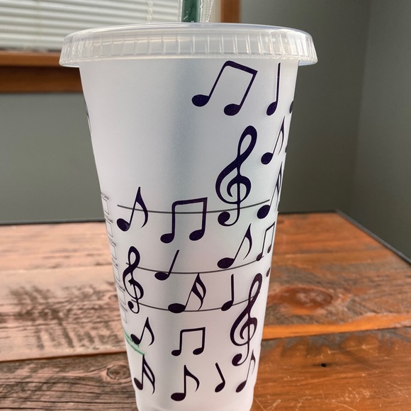 Starbucks cold cup venti music notes - Picture 3 of 4